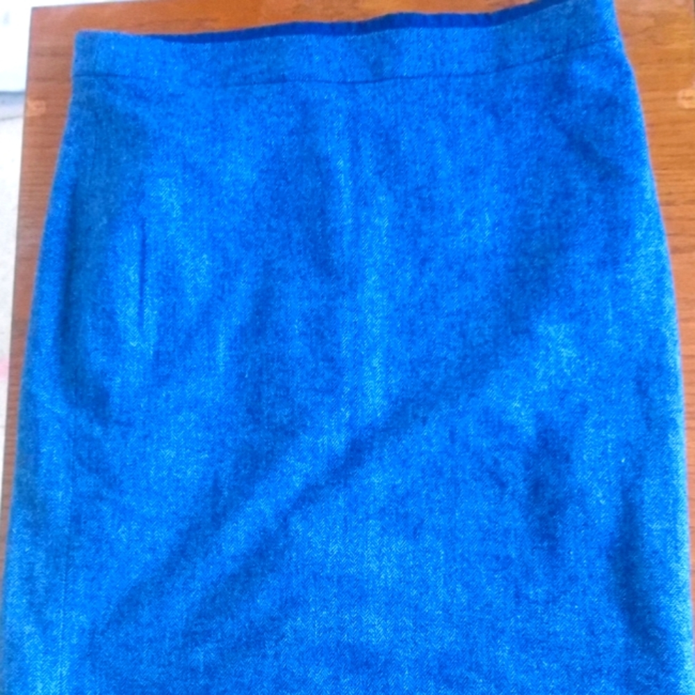 Banana Republic Size 4 Blue Pencil Skirt